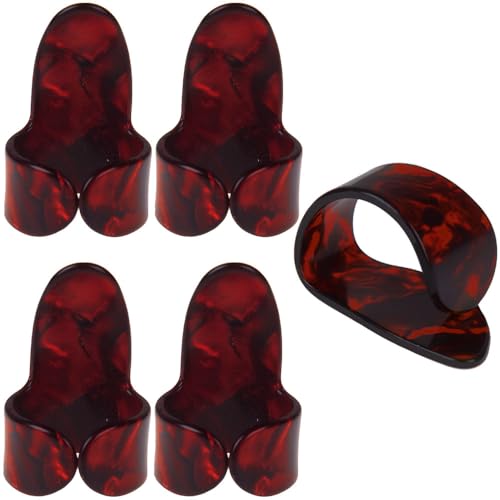 Kit Com Dedeira e 04 Unheiras Celuloide Shell Tortoise Para Viola Caipira
