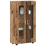 Couleur: Bois ancien Tomostar Buffet Cuisine, Buffet Bas Meuble de Rangement Salon Bois Ancien 55,5x29x103 cm Bois d\'ingénierie
