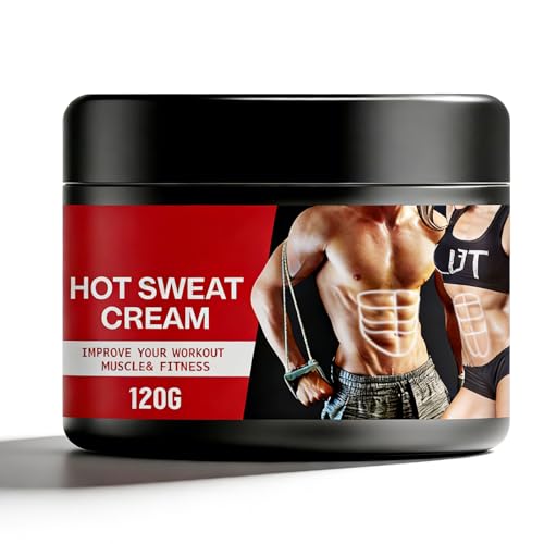 Crema abdominal de 120 g, Crema Quema Grasa Abdominal,Crema de masaje moldeadora corporal para adelgazar la cintura, Abdomen y Gluteos,Hot Cream