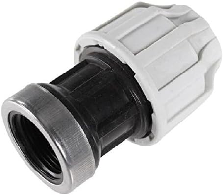 Raccordo In Ottone Per Tubo PE D25 - F20/27 Con Bloccaggio Esterno, Per Impianti Idraulici - Foto 6