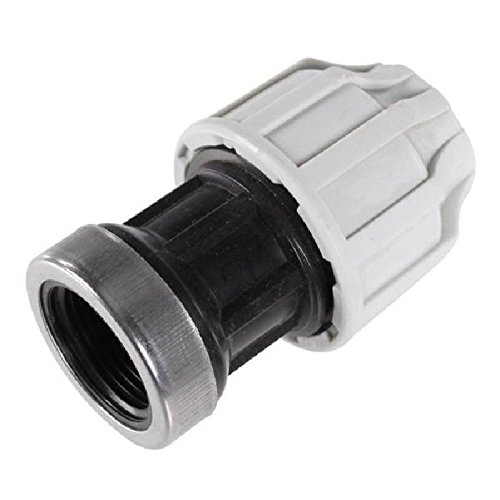 SOMATHERM FOR YOU ///3730-25-20L Conn DRT F20 / 27/25 PE Plast Plastic die Straight Pipe D25 fitting-F20 / 27-Outer clamp