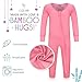 CubbieMoon Viscose Bamboo Baby Pajamas, 2 Way Zipper, Girl & Boy Sleepers, 6 to 12 Month Pjs, Soft Stretchy Viscose Made From Bamboo (2 Pack)