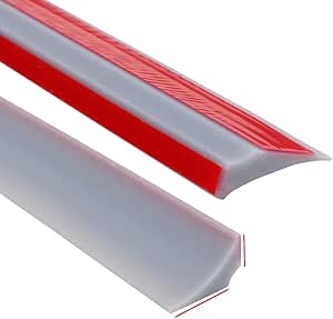 2M Grey Silicone Shower Tray Sealing Strip,Bath Sink Edging Edge Seal ...