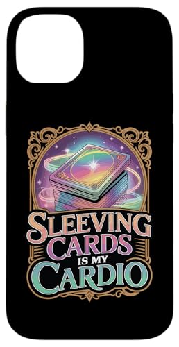 Sleeving Cards Is My Cardio t@j[g[fBOJ[h X}zP[X iPhone 14 Plus p