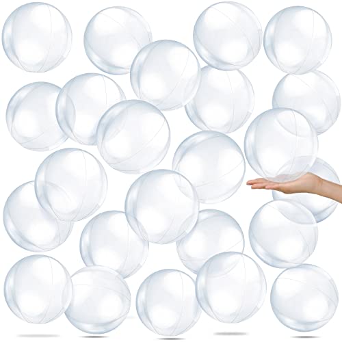 Albercas Inflables, Toy Yinder 24 Pelotas de Playa Transparentes Inflables Mini Pelotas de Playa Globos Transparentes Inflables Bola de Fiesta en la Piscina Transparente