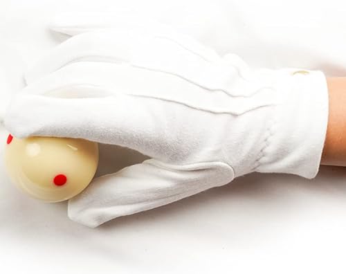 Miniatura 7 de CRICAL Guantes de billar Competición Árbitro Guantes Blanco 2PCS Billar Billar Cómodo Accesorios Profesionales