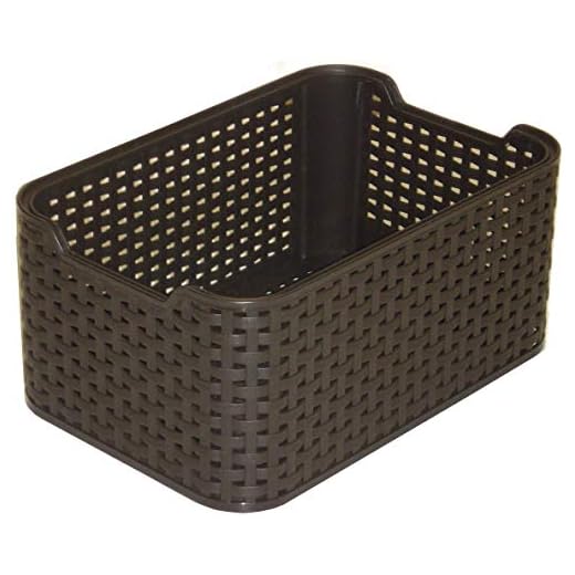 Curver Style, Caja Organizadora, Marrón (Dark Brown), 28x19x13