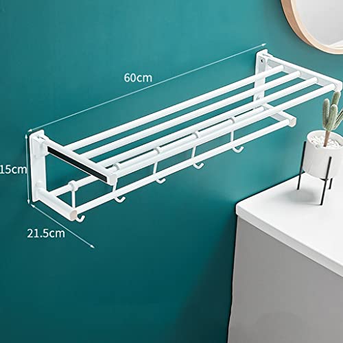 Support mural de salle de bain finition laquée au design minimaliste