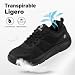 Imagen de FitVille Zapatillas Caminar Hombre Extra Anchas Zapatos Hombre Casuales Sneakers Comodos Calzado Deporte Hombre Transpirables Negro 42