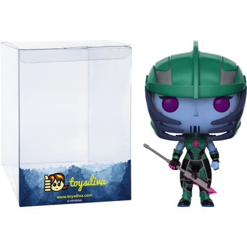 Hala The Accuser: P O P ! Games Vinyl Figurine Bundle With 1 Compatible 'Toysdiva' Graphic Protector (278-24519 - B)