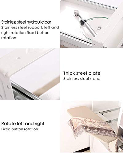 Homebasix Closet Pull-Out Retractable Ironing Board Stow Away In The Cabinet Easy To Install (Silver Grey) #TOP6
