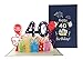 iGifts And Cards Happy 40th Birthday With Lots of Presents 3D Pop Up Greeting Card - Awesome, Cute, Fun, Unique, Special Occasion, Half-Fold, Celebration, Husband, Wife, Best Friend, Congratulations