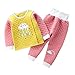 XM-Amigo Ensemble de sous-vêtements Thermiques pour bébé Filles et Enfant – Haut et Bas pour bébé Filles Longs Culottes sous-vêtements Thermiques et Pyjama.55