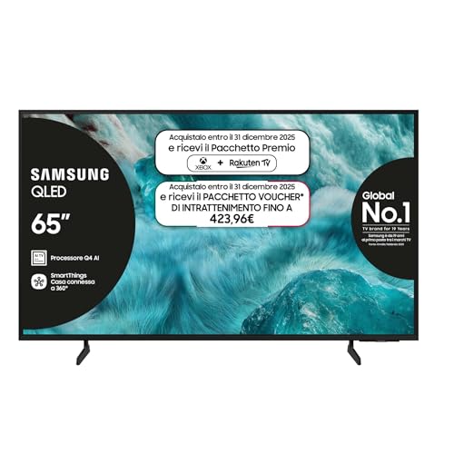 Samsung Smart TV 65'' QE65Q7F5AUXZT QLED 4K, Q4 AI Processor,