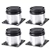 OUNONA 4 pack Patas para Muebles Inoxidable Cocina Patas Regulables