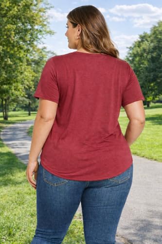 Image of In Love Women's Graphic Printed Cotton Plus Size Longline T-Shirt | Cotton fabric - soft longline T-shirt with easy plus-size fit