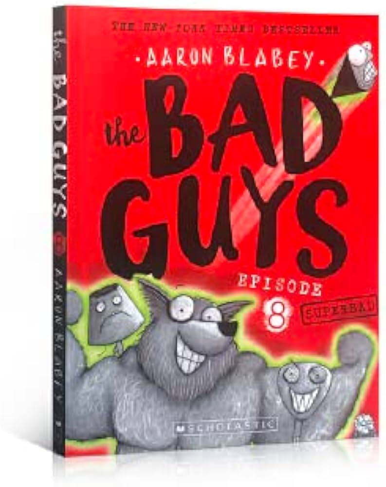 进口英文原版小说 The Bad Guys Episode#8 我是大坏蛋系列 Scholastic美国学乐出版 儿童黑白漫画章节书 课外阅读趣味英语正版书