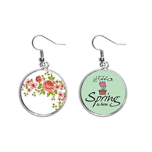 Pendientes de flores y rosas rojas: el colgante decorativo ideal para regalar en primavera