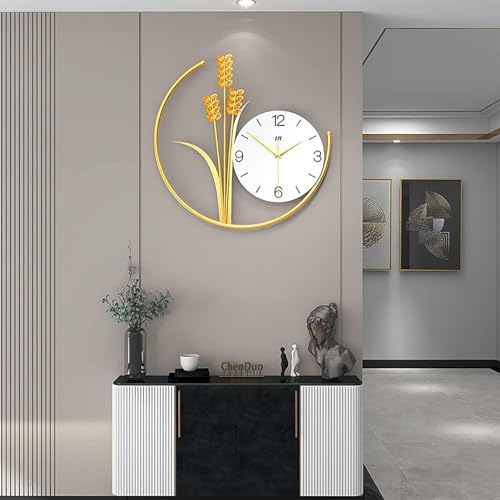 Horloge murale design grain de blé pour cuisine et bureau - 5