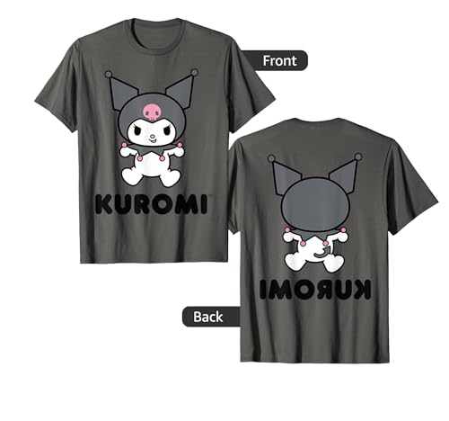 Kuromi Character Front and Back T-Shirt Small