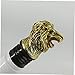 OHPHCALL 2pcs Lion Head Shape Wine Pourer Stoppers Wine Bottle Caps for Alcohol Chirpy Top Pourer for Home Party