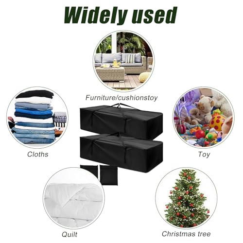 Housse de rangement étanche et robuste pour grands coussins