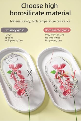 Oberni Glass Baby Bottles,Anti Colic Breastfeeding Bottle With Natural Response Nipple Size S,Wide Neck Slow Flow Baby Bottle For Baby,Newborn,Preemie 0-3 0-6 Month,Bpa Free thumb #7