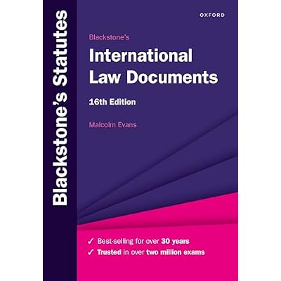 Blackstone's International Law Documents