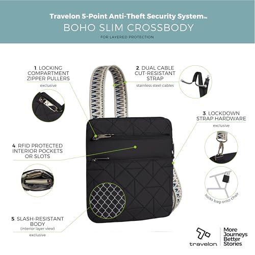 Travelon Anti-Theft Boho Slim Crossbody3