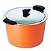 Produktbild KUHN RIKON 30703 Thermokochgeschirr HOTPAN Kochtopf mit Deckel, orange, 5 Liter, 22 cm, dampfgaren, warmhalten, induktionsgeeignet, spülmaschinengeeignet, Edelstahl