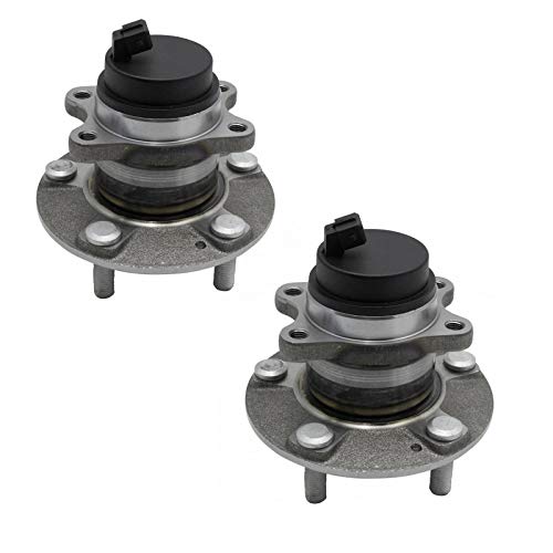 Image of TRQ Rear Left and Right Wheel Bearing and Hub Assembly Set 2 Piece Compatible with 2010-2013 Kia Soul
