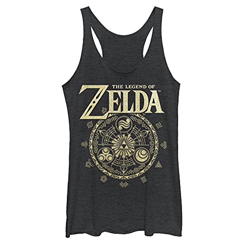 Camiseta de tirantes Zelda corte racerback cómodo para el día a día