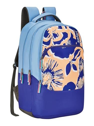 Safari Cloudflora School Bag For Girls, Capacity - 36L, 3 Compartments Backpack For kids