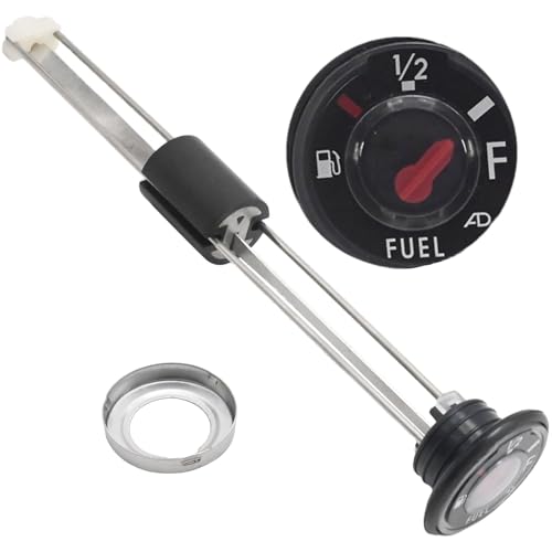 Ollanoos Jauge de carburant de rechange pour Yamaha Kodiak 400 450, Grizzly 400 450 YFM400 YFM450, Indicateur de niveau mécanique Couvercle de carburant