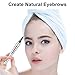 Nuonove Eyebrow Microblading Pen, Eyebrow Pencil with an Upgrade Micro-Fork Tip Applicator, Waterproof Long-Lasting Microblading Pencil for Eyebrows (Medium Brown/Light Brown)