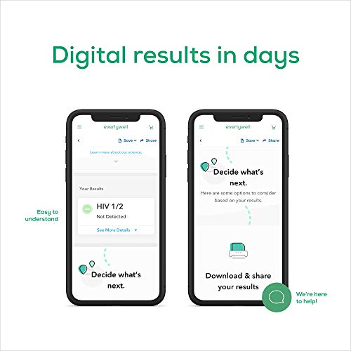 EverlyWell - at-Home HIV Test - Discreetly Test for HIV (Not Available in NY, NJ, RI)