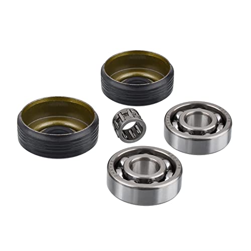 Cancanle Kurbel Kugellager Kurbelwelle Öl Dichtungssatz für Husqvarna 240 236 235 142 141 136 137 36 41 Kettensäge