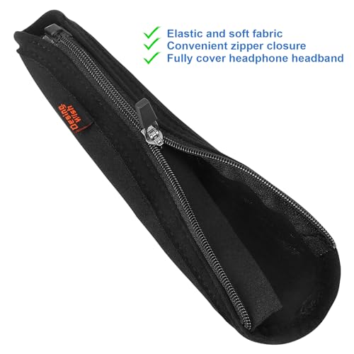 Desing Wish Headphone Cover for Apple AirPods Max, Soft Sports Fabric Replacement Headband Cushion Pad Cover Compatible with Apple AirPods Max Headphone Protector - Black - Thumbnail 6