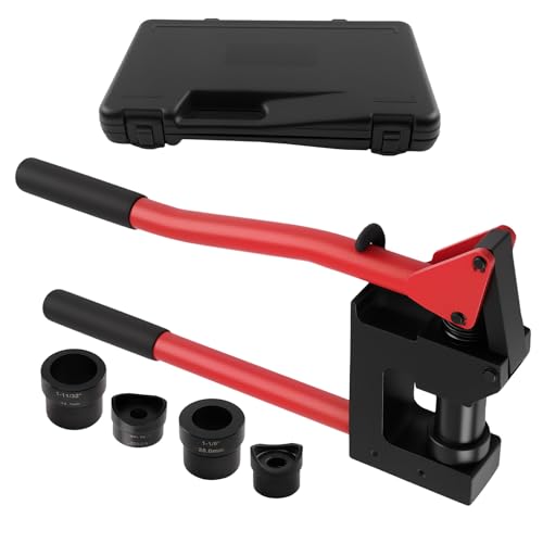 maXpeedingrods Metal Stud Punch Set with Dies 7/8 1-1/8 1-11/32