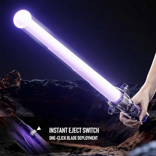 Dulovkpt 2 Pack Light Saber for Kids and Adults,7 Colors & Sounds by Dulovkpt - Used condition - Image 7