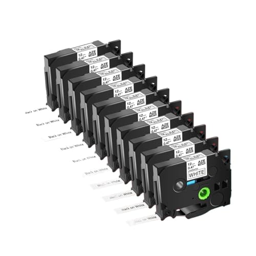 PT-P700���x���v�����^�[�ɑΉ� |�}���`�V�[���}�[�L���O�p���n�ɍ��̃��~�l�[�g���x���e�[�v (TZ 231/221/431/731) 10 ��(10PK Black on Blue,6mm)