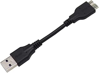 ViViSun【JCT請求書発行可能】USB 3.0ケーブル タイプA オス-マイクロタイプB オス A-MicroB スーパースピードデータ5Gbps転送•同期充電ケーブル