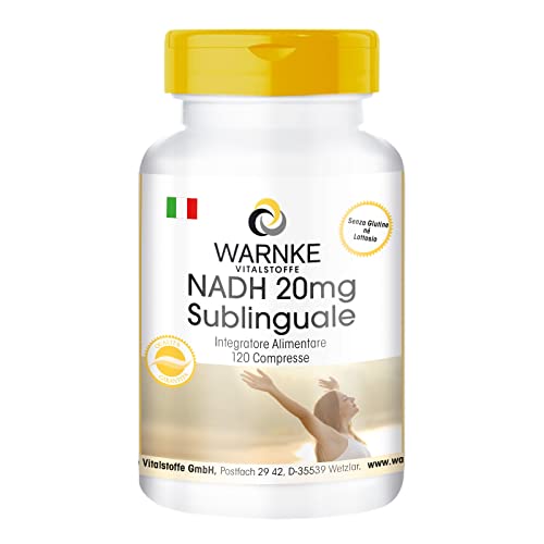 Compresse di NADH sublinguale - 20mg vegano - 120 compresse | War...