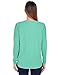 J. America Women's Ladies Game Day Jersey Long Sleeve t-Shirt, Mint Green, Medium