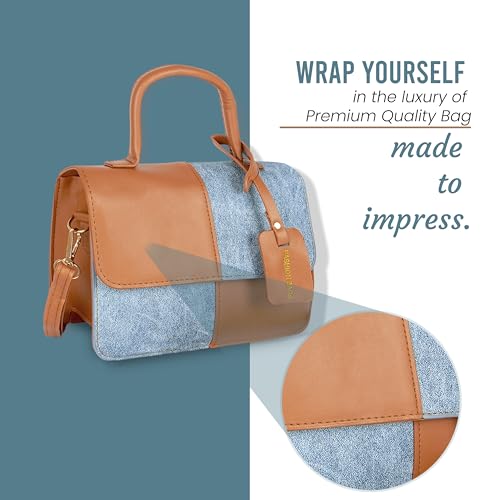 Image of Storite Women Handbag | PU Leather Top Handle Sling Bag | Stylish Crossbody Shoulder Purse for Ladies & Girls | Fashion Handbag for Office, Shopping & Travel