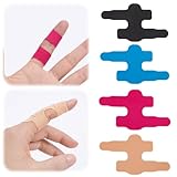 Fingertape, Kinesiotapes Vorgeschnitten Für Finger, Elastisches Tape Sport, Kinesiologie Tape Für Arthritis, Sehnenentzündungen Und Schmerzlinderung (2 Riemen)