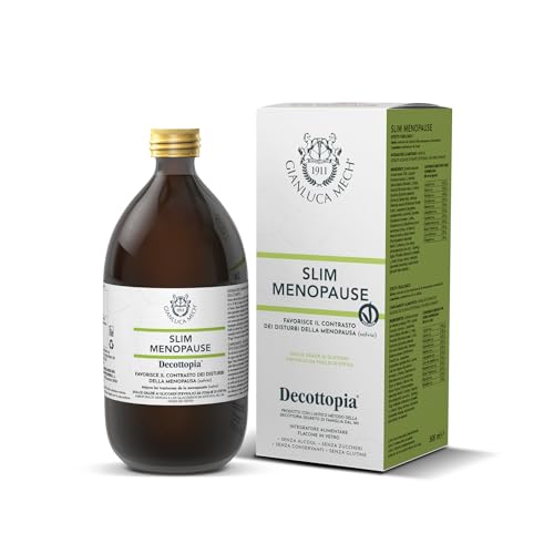 Gianluca Mech | Slim Menopause, Integratore per Menopausa Donna, per Equilibrio del Peso e Contrasto Disturbi, 500ml, Senza Glutine e Vegan