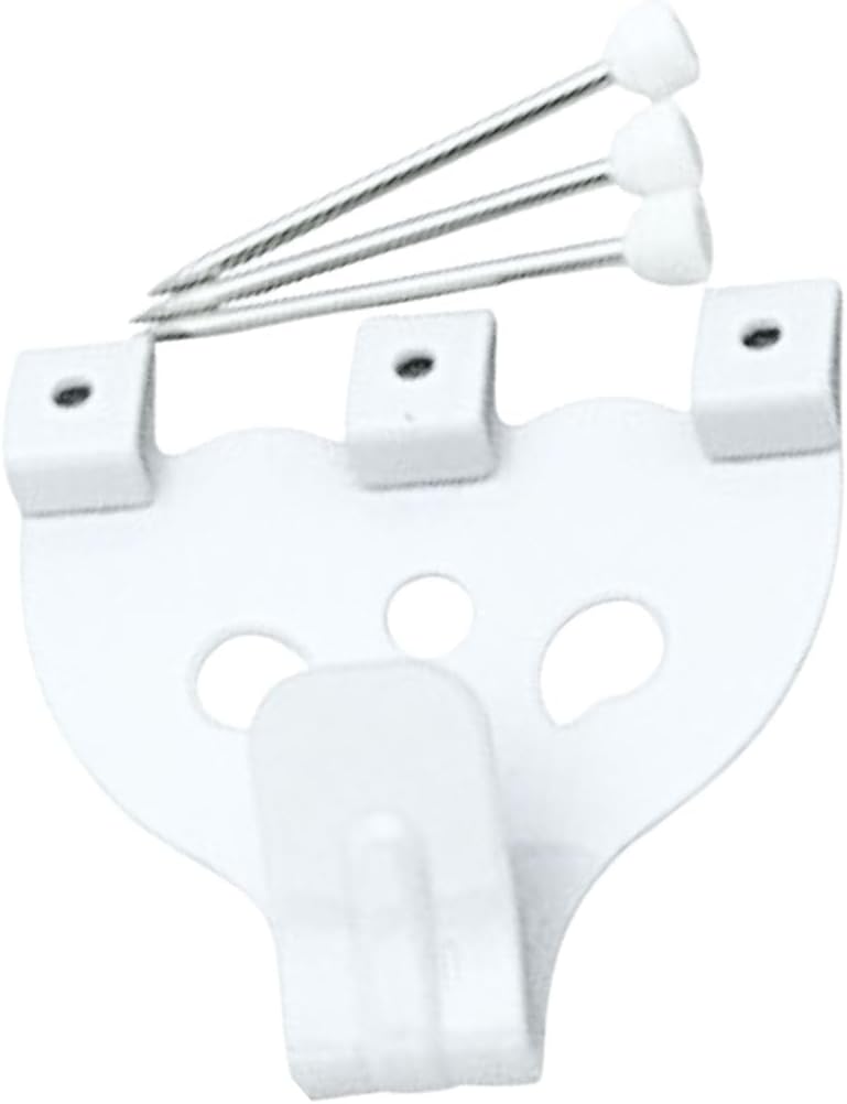 Fukui metal crafts iron Stroker X Large, White, 2 Hooks, 3-Pack, 4051 W – 2