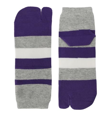 Image of Women's Solid 2 Toe Flip Flop Tabi Socks Geta Ankle Cotton 5 /6 Pairs