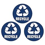 Estas pegatinas ayudan a identificar entre el reciclaje y la basura para que no haya confusión entre los amigos. Óptimo para que los invitados sepan qué contenedor es para reciclar y qué contenedor es para la basura. Adecuado para su uso en cubos de basura interiores de acero inoxidable y cubos de reciclaje de plástico.